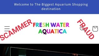 ( SCAM ) freshwater aquatica order arrived after nearly 1 month