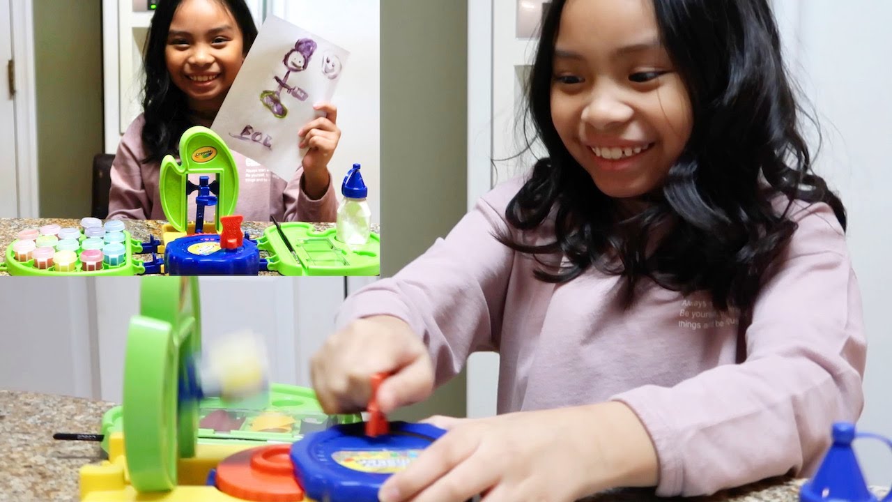 Using Crayola S Paint Maker Youtube