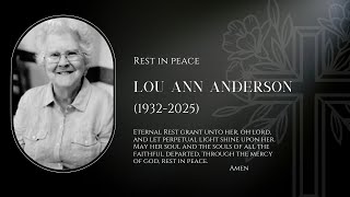 Wake Service for Lou Ann Anderson