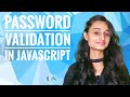 Password Validation in JavaScript|| Form Validation|| Code With Neha