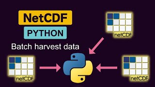 How to extract data from multiple NetCDF files in one Python script