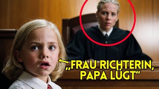 Mädchen unterbricht den Richter 'PAPA LÜGT' und enthüllt etwas, das alles verändert!