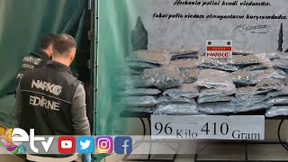 KAPIKULE'DE 96 KİLO UYUŞTURUCUYU ÇÖPE ATARKEN YAKALANDILAR