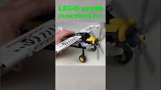 Главная функция вращения пропеллера на самолете из набора Lego 42198 BUSH PLANE #lego