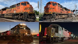 Awesome Trains in Houston ft Hybrid K5HLA, GG GP38-2, NS C6M w/ P5, H1 D9 \u0026 more!!!!!