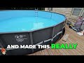 how to set up the intex 24ft round above ground pool easy installation and stunning look