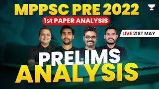MPPSC Pre 2022 | Paper 1 Analysis - Complete GS | Answer Key | MPPSC Prelims 2022 Expected Cutoff