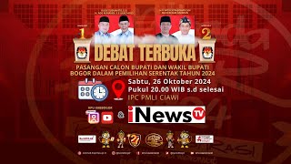 DEBAT TERBUKA BUPATI DAN WAKIL BUPATI BOGOR PADA PEMILIHAN SERENTAK TAHUN 2024