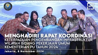 Menghadiri Rakorbangwil Bidang Pekerjaan Umum 2024