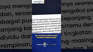 Ibu Ucapkan Terima Kasih Putrinya Diperhatikan #shorts