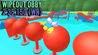 [WR] WipeOut Obby Speedrun In 2:35.150