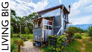 Incredible Salvaged Off-Grid Tiny House On Permaculture Farm