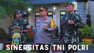 Sinergitas Prajurit Yukara dengan Satuan wilayah dan Polri patroli bersama guna ciptakan rasa aman