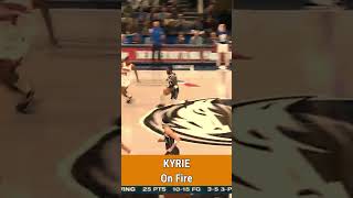 Kyrie is on fire 🔥🏀 | Warriors vs Mavericks | #shorts #KyrieIrving #NBA #WarriorsVsMavericks