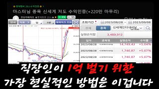 직장인이 주식으로 1억 벌기 위해 가장 현실적인 방법