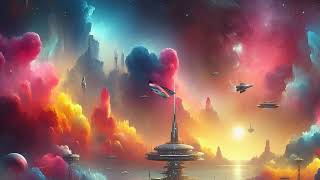 Nebula Relaxing Space Ambient Music Meditative Meditation Mysterious Release \u0026 Be Blessed 1 1/2 hour