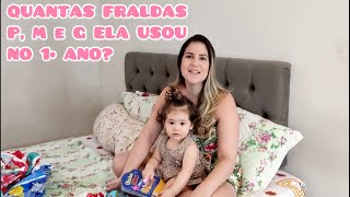 QUANTAS FRALDAS O BEBÊ USA EM 1 ANO?