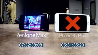 Battery marathon: ZenFone Max vs iPhone 6s Plus | ASUS