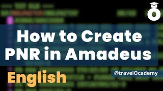 How to create PNR in Amadeus English| Element required to create PNR | PRINT command | Session 5