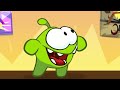 om nom stories snow castles cut the rope funny cartoons for kids and babies moonbug tv