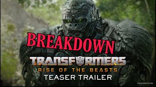 TRANSFORMERS RISE OF THE BEASTS TRAILER BREAKDOWN + My thoughts