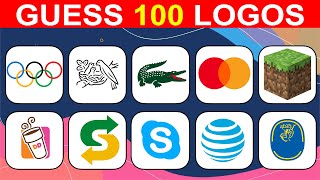 Guess the Logo in 3 Seconds | 100 Famous Logos #triviaquest #quiz #challengeyourself #quizquestions