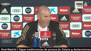 Rueda de prensa de ZIDANE previa Betis - Real Madrid (07/03/2020)