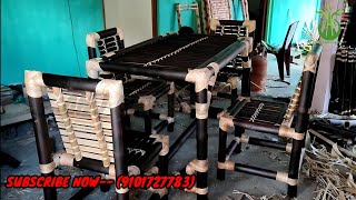 Amazing Bamboo manufacturing. How to make Bamboo furniture.