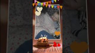 My son age birth -2 birthday slideshow for party