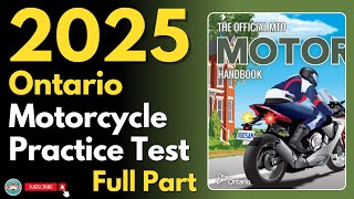 Ontario Motorcycle Practice Test 2023 - Rules Part 3 | Canadian Driver Knowledge Tests