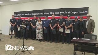 Heroes honored for fiery crash rescue