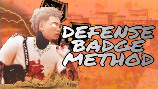 THE BEST DEFENSIVE BADGE METHOD ON YOUTUBE NBA 2K21 | Snagalicious