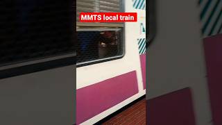 MMTS Local train 🚂🚃 From Lingampally to Hyderabad 🔥😱#shortvideo #shortsfeed #beautiful #shorts