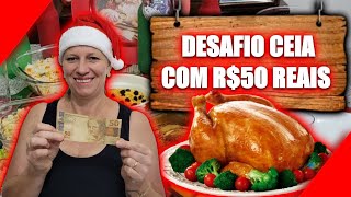 CEIA DE NATAL SIMPLES COM 50 REAIS | DESAFIO !