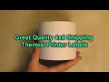 GREAT QUALITY 4x6 Shipping Thermal Printer Labels Asmvt Brand 500 Self Adhesive Labels REVIEW