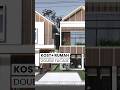 Kost + Rumah Double Facade #architecture #interiordesign