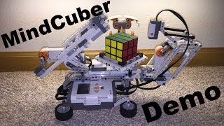 LEGO MindCuber Demo (Mindstorms NXT Rubik's Cube Solver)