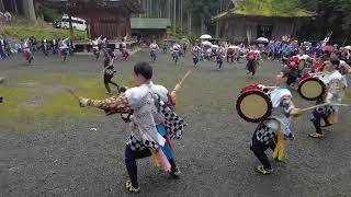 令和4年　六神石神社例大祭奉納　三本柳さんさ踊り保存会　囃子舞他