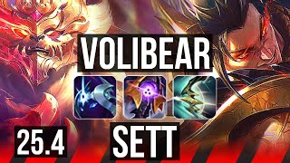 VOLIBEAR vs SETT (TOP) | EUW Master | 25.4