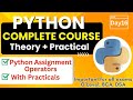Python Assignment Operators | Python Complete Course for Beginners - Day16