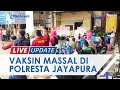 Polresta Jayapura Gelar Vaksinasi Massal Covid-19 di Hari Kesatuan Gerak Bhayangkari Ke-69