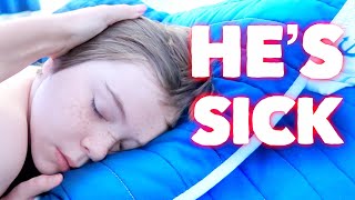 HE'S SICK | Family 5 Vlogs