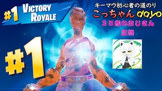 ～35歳おじさんのキーマウ初心者成長記録～『アイアンマン武器でビクロイ！！』【フォートナイト/Fortnite】【360fps】