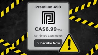 DON'T BUY Roblox Premium Right Now...