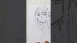 リコリス・リコイル　井ノ上たきな　を描く