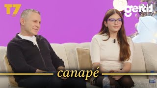 Burim Ramadani me vajzën në studio, Ana këndon e flet për babain | Canapé | T7