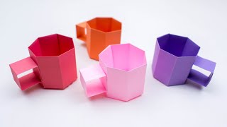 Mini Paper Cup - Paper Craft For School - Easy Paper Craft - Easy Craft Ideas - DIY