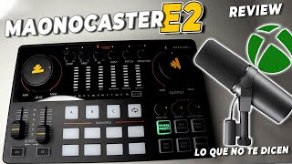 MAONOCASTER E2 Consola de Audio Para Creadores De Contenido | Podmic | Shure SM7b