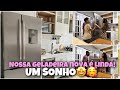 A GELADEIRA DOS SONHOS FINALMENTE VEIO😍🙌🙏 | VÁ A LUTA POR SEUS SONHOS🧡