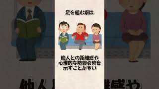 【実はみんな知らない】癖と心理の豆知識 1 #shorts